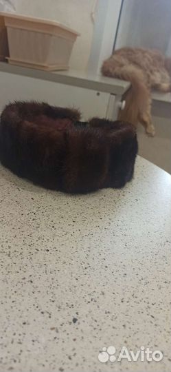 Норковая повязка на голову