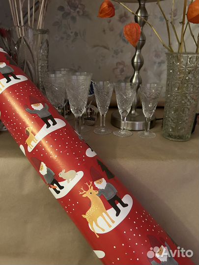 Упаковочная/подарочная бумага (остатки)