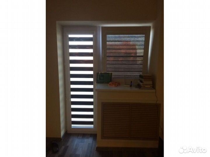 Рулонные шторы день ночь зебра X255