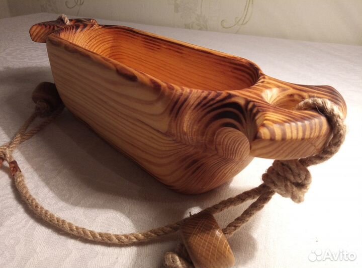 Конфетница, менажница, поднос, посуда из дерева