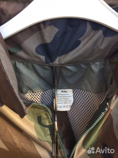 Камуфляж влаго-ветрозащитный размер XXL б/у