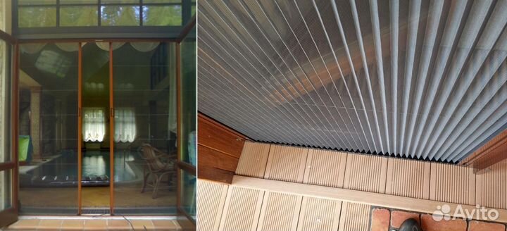 Сетка гармошка плиссе