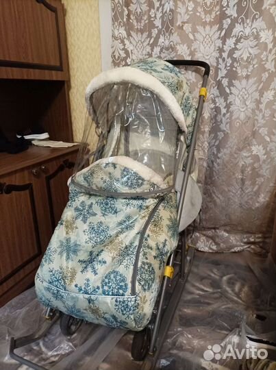 Санки коляска ника