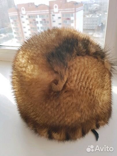 Женская норковая шапка