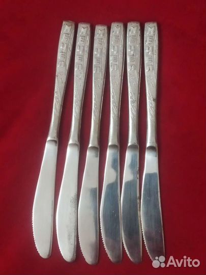 Мельхиоровые вилки, ложки, ножи из нержавейки