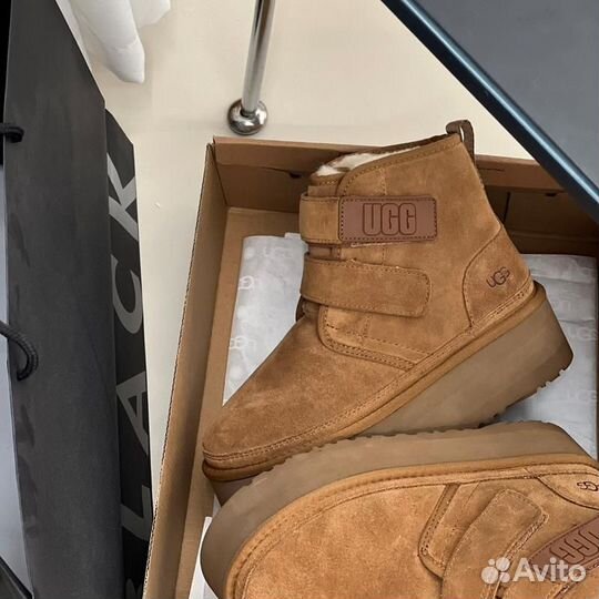 UGG угги Neumel Platform Beige (Арт.4590)