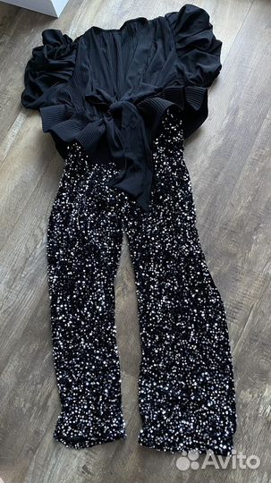 Брюки с пайетками 42-44