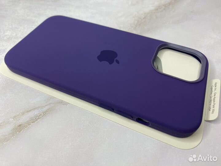 Чехол на iPhone 12 Pro Max с MagSafe фиолетовый