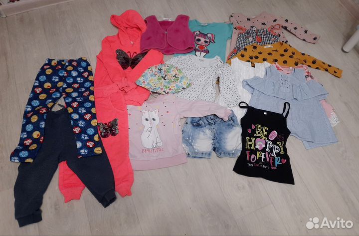 Детские вещи для девочки 86-98