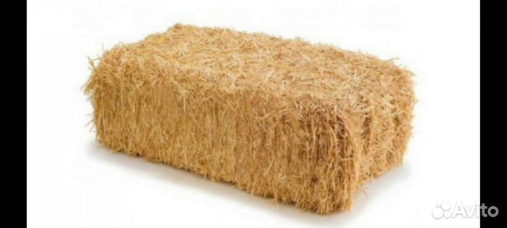 Солома в тюках