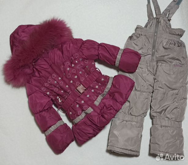Зимний костюм на девочку 5-6 лет