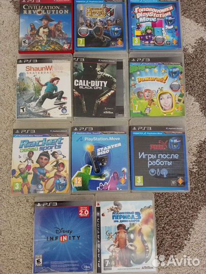 Диски на приставку ps3