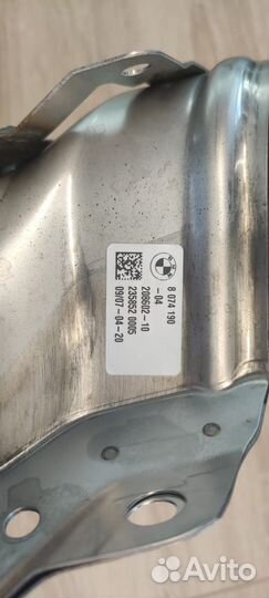 Декоративная накладка в задний бампер BMW