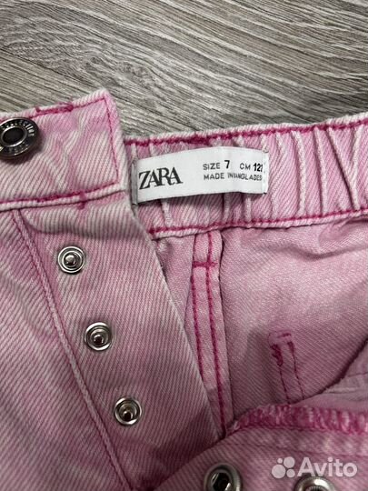 Джинсовые шорты Zara 122