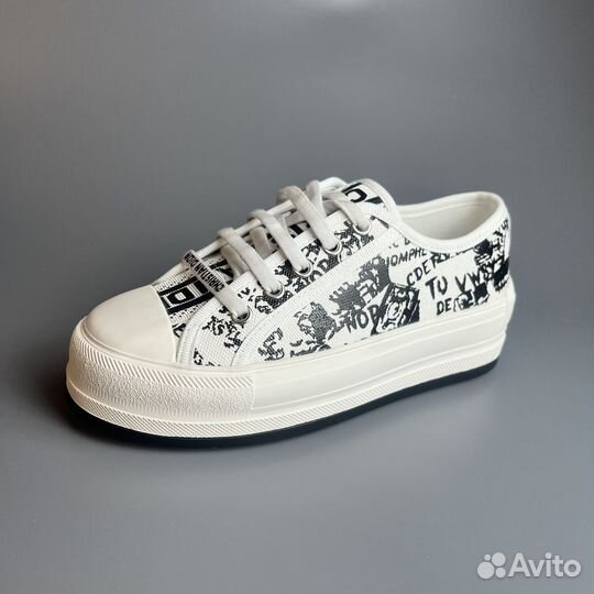 Кеды Christian Dior женские кожаные р.36