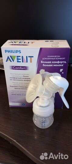 Молокоотсос ручной philips avent scf 330