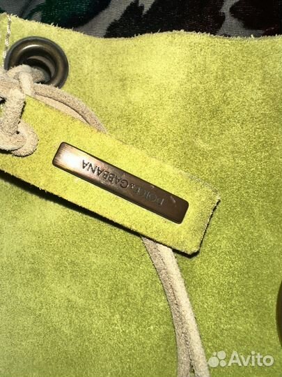 Сумка dolce gabbana винтаж замшевая