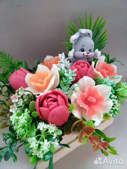 Букет из мыла