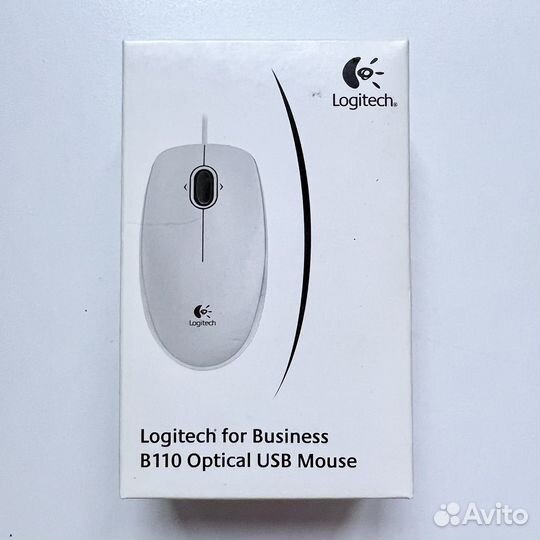 Logitech B110 компьютерная мышь