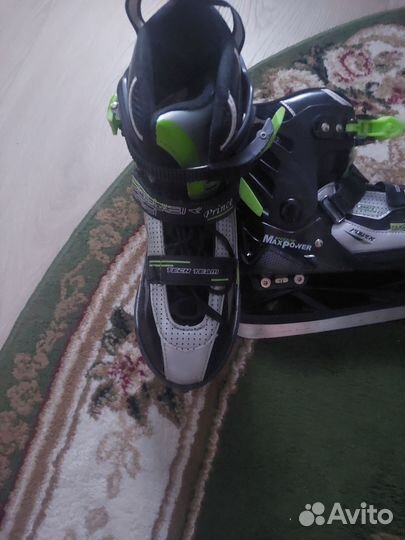 Коньки детские раздвижные