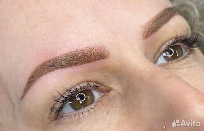 Окрашивание бровей краской / хной