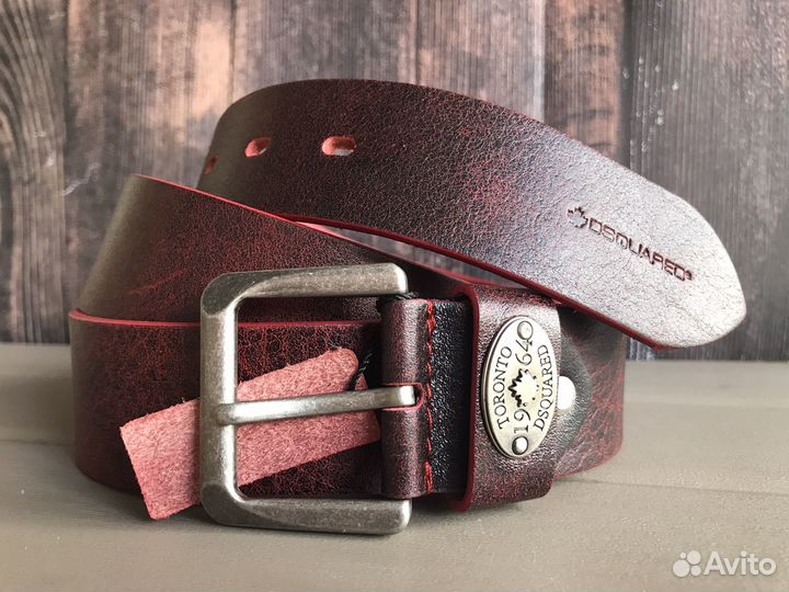 Мужской кожаный ремень