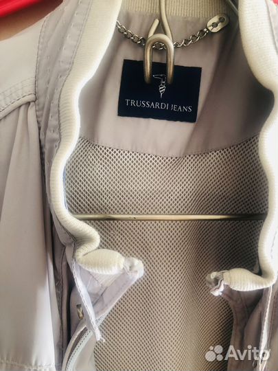 Trussardi Кожаная куртка косуха zara