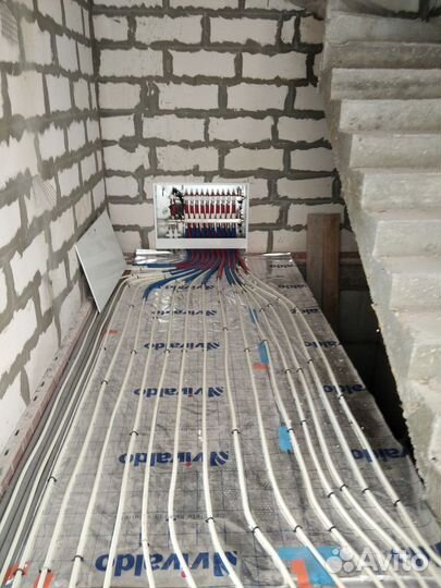 Водоснабжение, канализация, отопление, т. пол