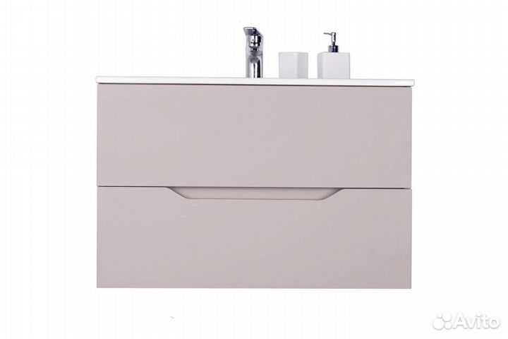 Тумба с раковиной Orange Line Li-80TuL+Ra подвесна