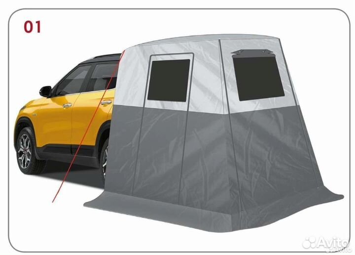 Кемпинг тент на заднюю дверь KIA