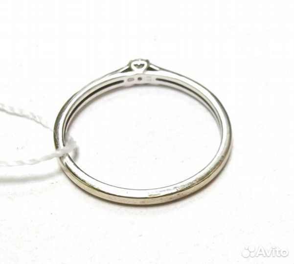 Золотое кольцо с бриллиантом 16р