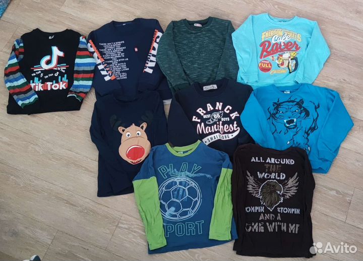 Детские вещи пакетом на мальчика 116-128