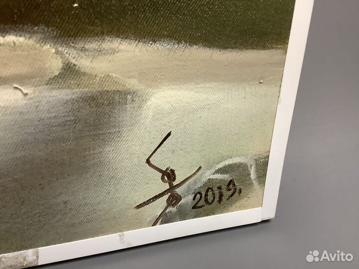 Картина натюрморт с тыквами холст масло