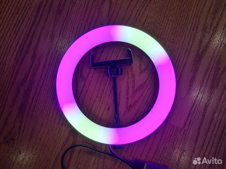 Новая кольцевая лампа mj20 rgb LED