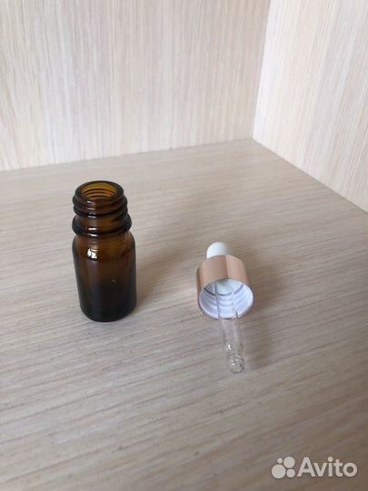 Флаконы стеклянные с пипеткой 5мл 10 штук