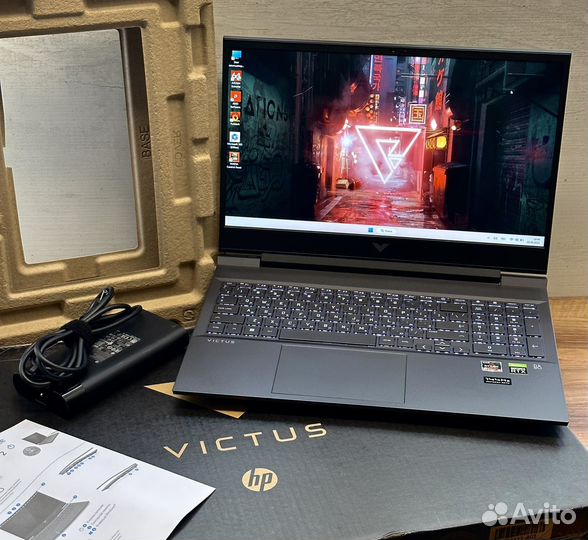 HP Victus 16.1 144Гц Ryzen 5/RTX 3050Ti/16GB/SSD