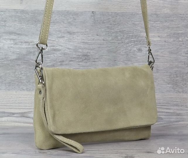 Сумка-клатч женская замшевая Италия Арт 23977