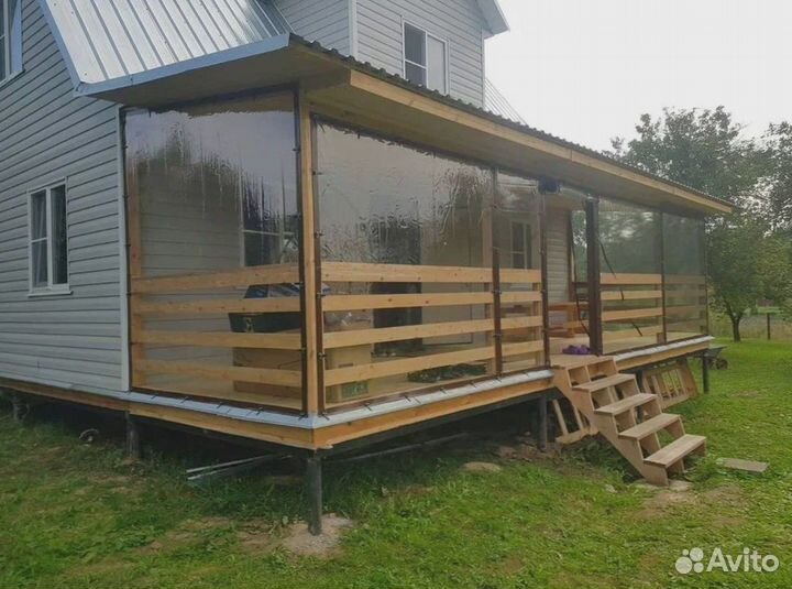 Мягкие окна для террасы