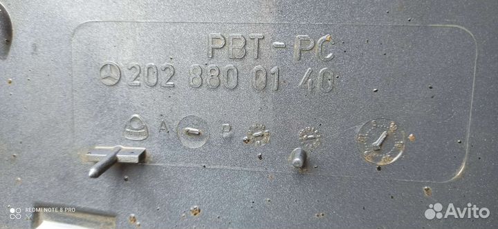 Задний бампер на mercedes 202 оригинал завод