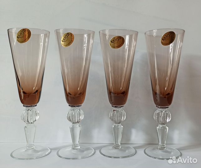 Фужеры хрусталь винтаж