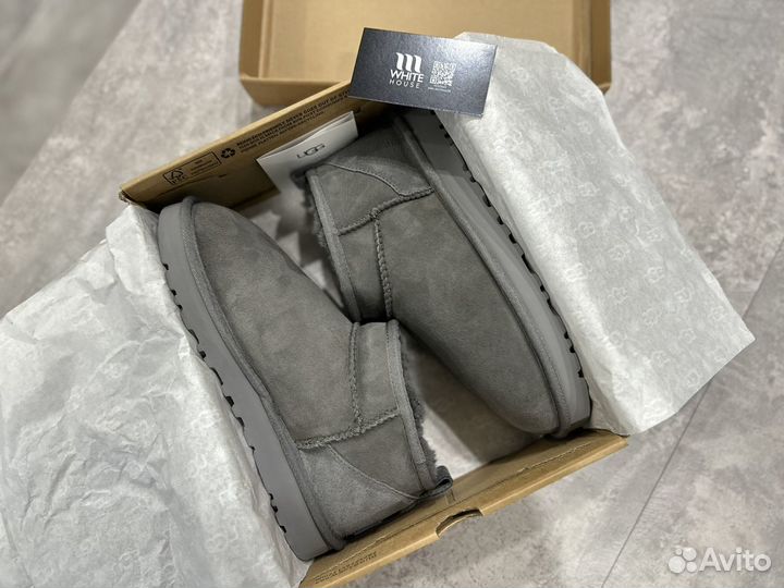 Ugg Classic Ultra mini Grey Оригинал