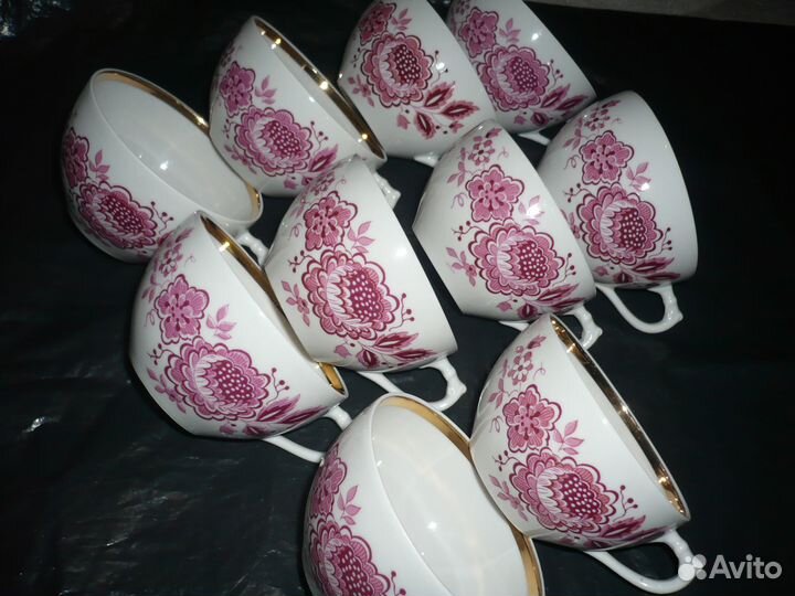 Чашки-Пионы-Дулёво