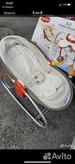 Люлька-бaунcep Тiny Lоve 3 в 1