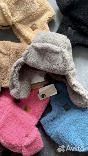 Шапка ушанка carhartt