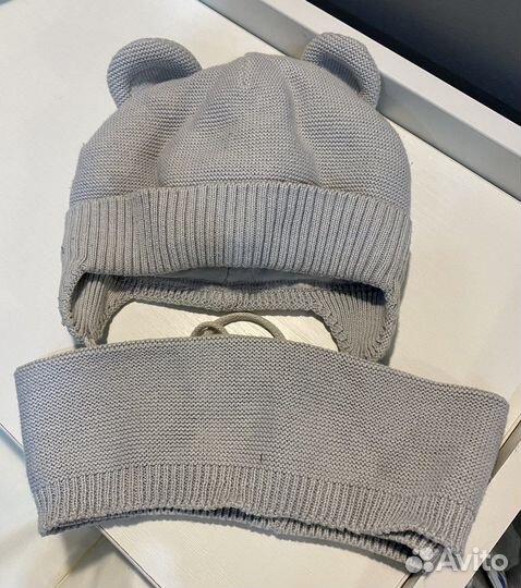 Комплект шапка, шарф
