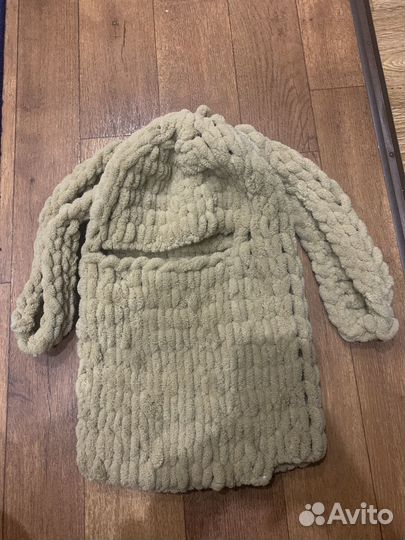 Балаклава вязаная с ушками