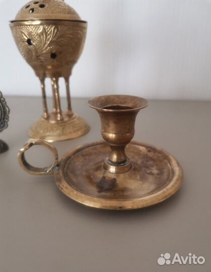 Кадило, подсвечник, картина из камня