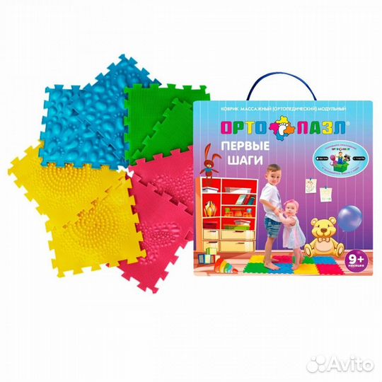 Коврик массажный ортопедический «орто пазл», Микс