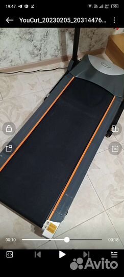 Беговая дорожка электрическая складная