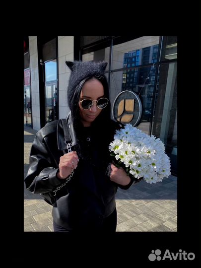 Шапка чепчик с ушками devil